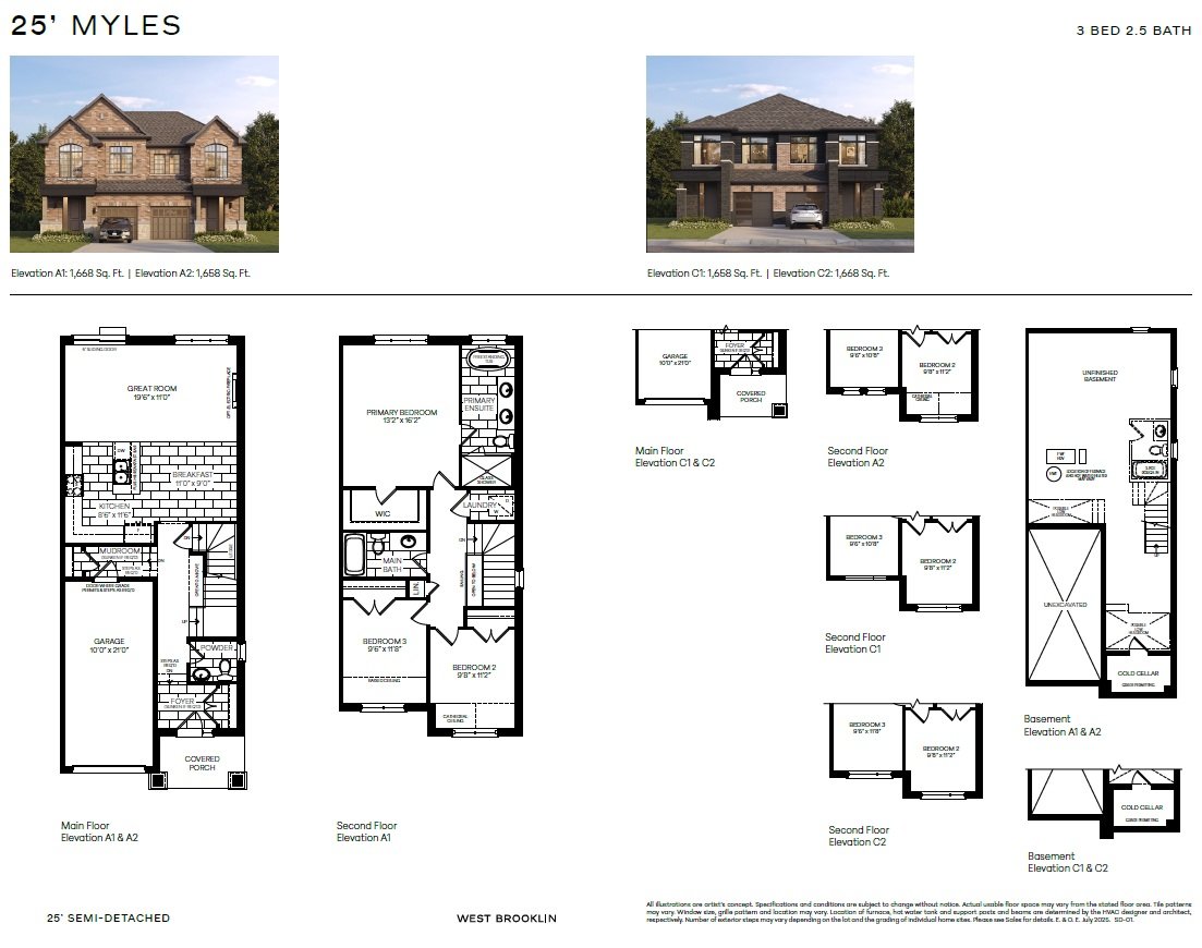 Semi Detached Homes Floor Plan
